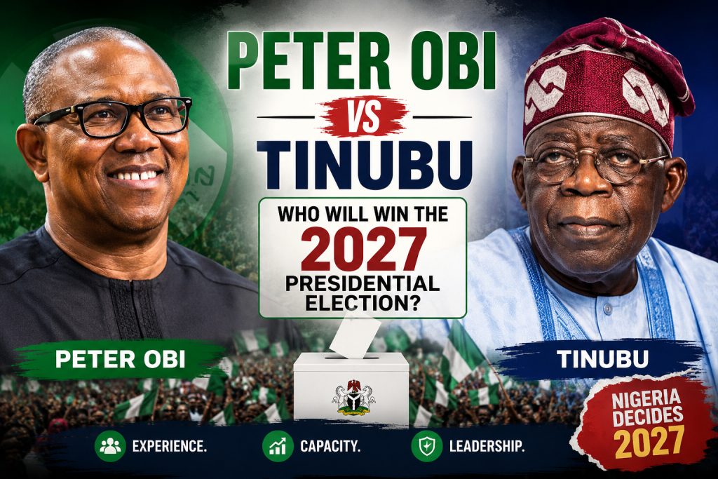 Peter obi vs Tinubu in 2027 election